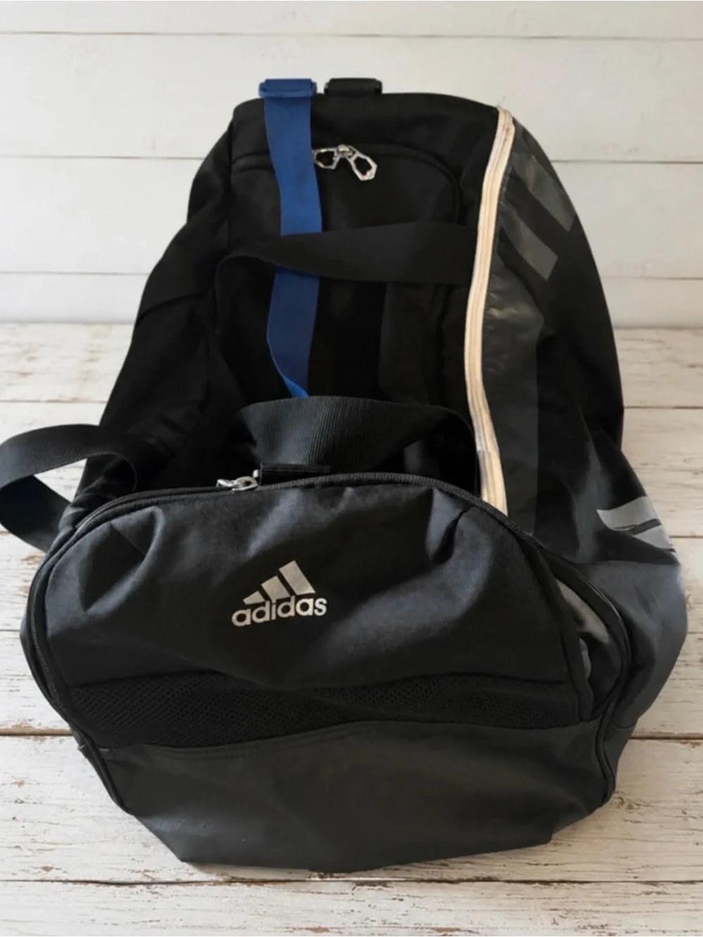 adidas Black Sports Backpack - Durable Gym & Travel Bag